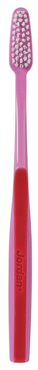 Twarda szczoteczka do zębów, różowa - Jordan Classic Hard Toothbrush — Zdjęcie N3