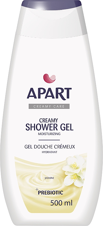 Jaśminowy krem pod prysznic - Apart Natural Prebiotic Creamy Jasmine Shower Gel — Zdjęcie N1