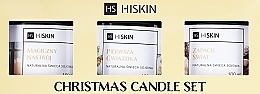 Zestaw - HiSkin Christmas Set (candle/3x100ml) — Zdjęcie N1