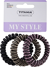 Gumki do włosów Anti Ziep, 4 cm - Titania — Zdjęcie N1