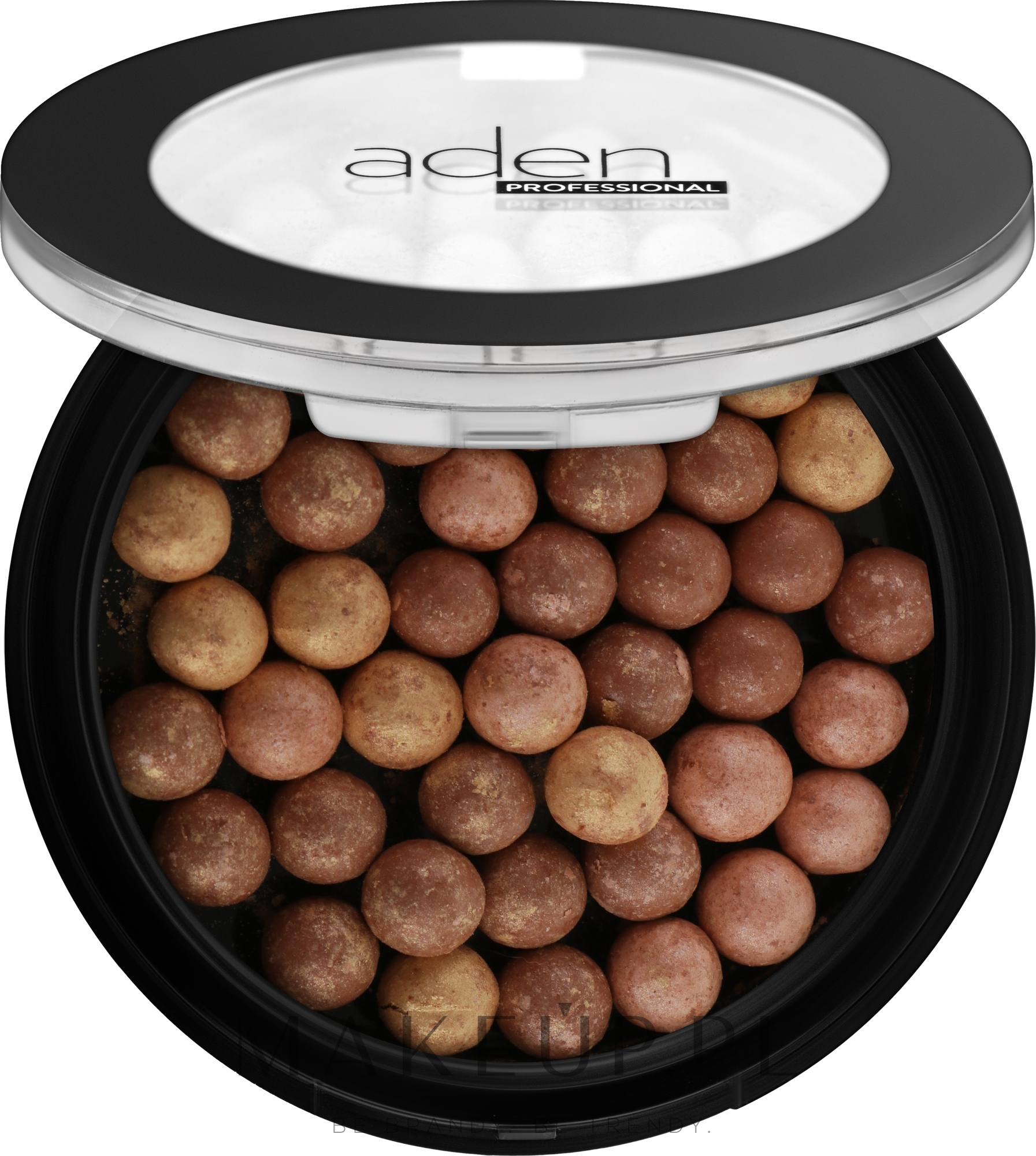 Puder w kulkach - Aden Cosmetics Powder Pearls — Zdjęcie 03 - Almond