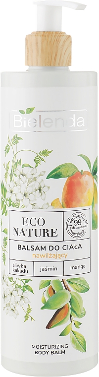 Nawilżający balsam do ciała - Bielenda Eco Nature Kakadu Plum, Jasmine and Mango