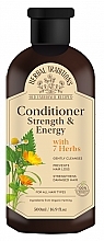 Wzmacniająca i stymulująca odżywka do włosów ,,7 ziół'' - Herbal Traditions Strength & Energy Conditioner — Zdjęcie N1