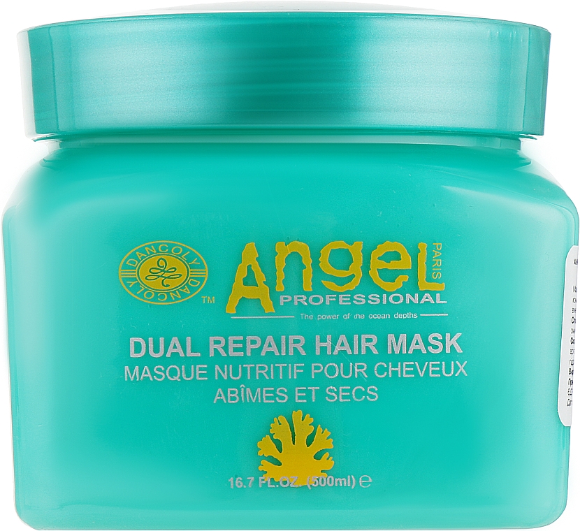 Odżywcza maseczka do suchych i zniszczonych włosów - Angel Professional Paris Dual Repair Mask — Zdjęcie N1