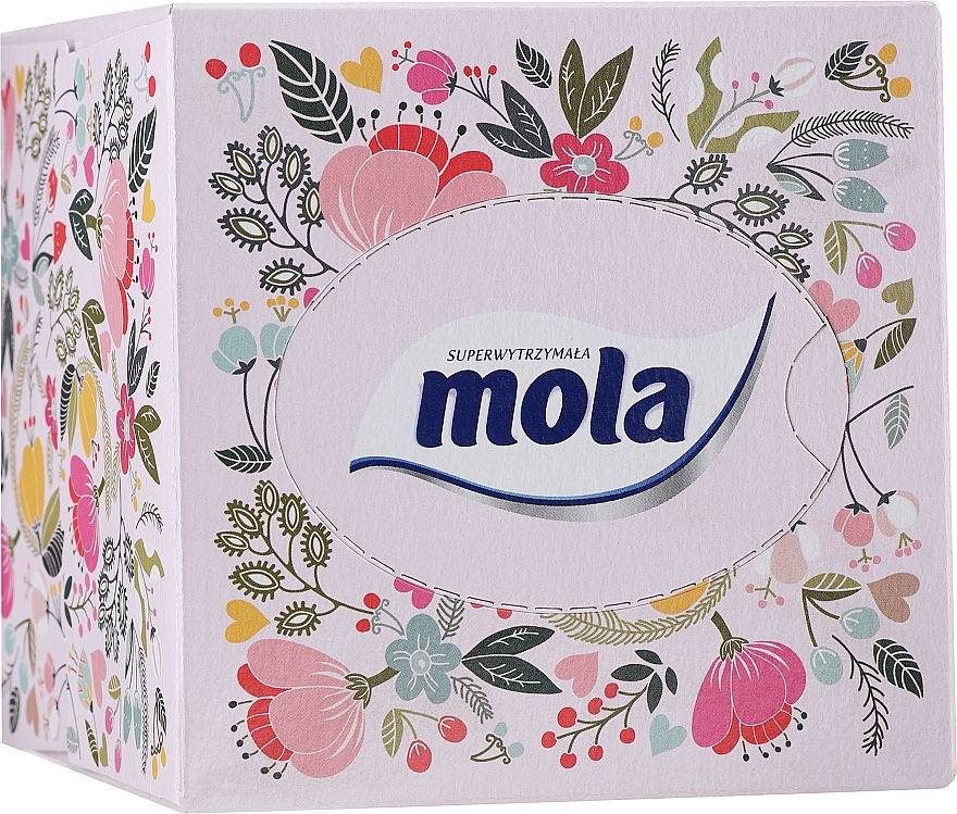 Chusteczki trójwarstwowe, kwiatowy wzór - Mola Tissue — Zdjęcie N1