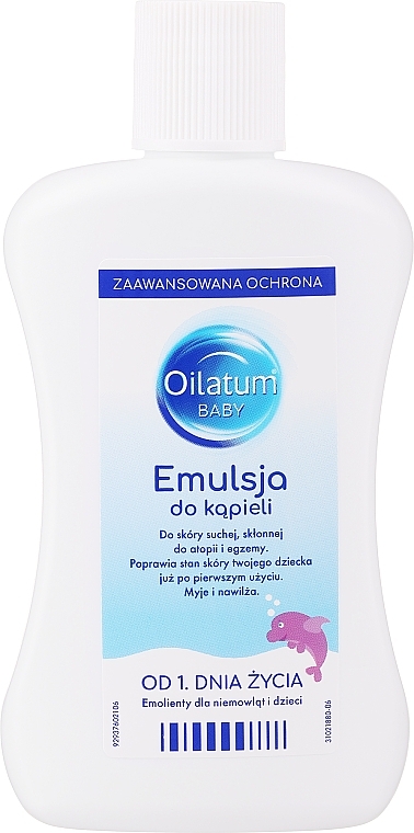 Emulsja do kąpieli od 1. dnia życia - Oilatum Baby Bath Emulsion — Zdjęcie N1