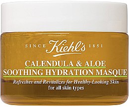 Kup Kojąca maseczka nawilżająca do twarzy z ekstraktami z nagietka i aloesu - Kiehl's Calendula & Aloe Soothing Hydration Mask