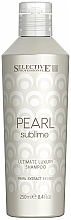 Kup Szampon nadający połysk do włosów jasnych po zabiegach chemicznych - Selective Pearl Sublime Ultimate Luxury Shampoo
