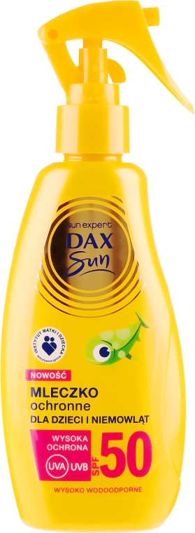 Ochronne mleczko dla dzieci i niemowląt SPF 50 - DAX Sun — Zdjęcie N1