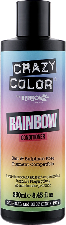 Tęczowa odżywka do włosów bez siarczanów - Crazy Colour Rainbow Care Conditioner — Zdjęcie N1