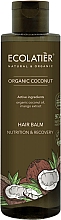 Odżywczy balsam regenerujący do włosów - Ecolatier Organic Coconut Hair Balm — Zdjęcie N1