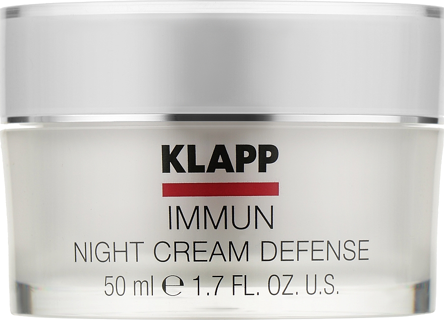 Pielęgnacyjny krem do twarzy na noc - Klapp Immun Night Cream Defense — Zdjęcie N1