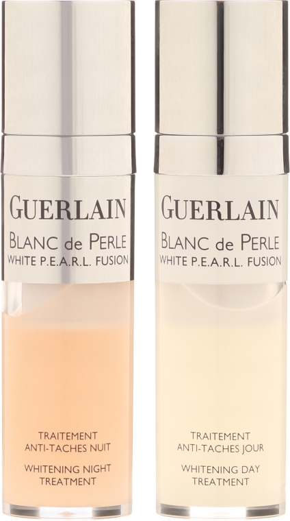 Kuracja przeciwko przebarwieniom cery - Guerlain Blanc de Perle Whitening Day & Night Treatment — Zdjęcie N2