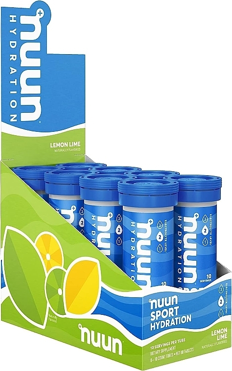 Napój elektrolitowy, cytrynowo-limonkowy - Nuun Sport Hydration Lemon Lime — Zdjęcie N2