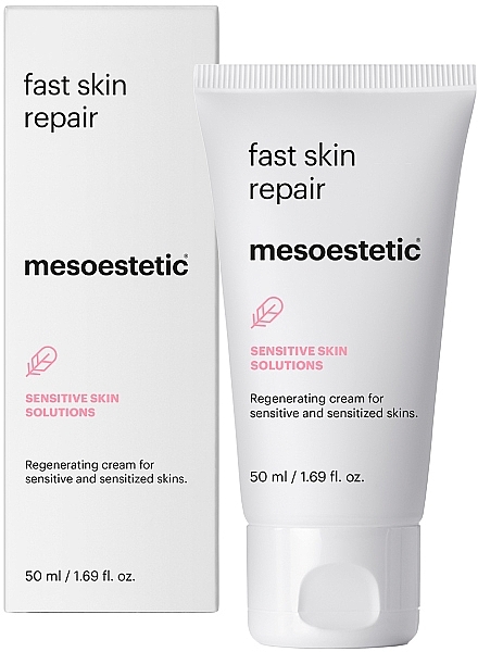 Krem rewitalizujący do twarzy wrażliwej - Mesoestetic Sensitive Skin Solution Fast Skin Repair Regenerating Cream — Zdjęcie N1