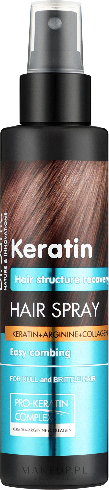 Spray do włosów matowych i łamliwych - Dr Sante Keratin Spray — Zdjęcie 150 ml