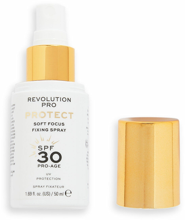 Spray utrwalający makijaż - Revolution Pro Protect Soft Focus Fixing Spray SPF30 — Zdjęcie N2