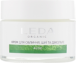 Krem do twarzy, szyi i dekoltu z ekstraktem z aloesu - Leda Aloe Facial, Neck, Decollete Cream — Zdjęcie N1