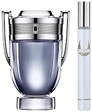 Paco Rabanne Invictus - Zestaw (edt/100ml + edt/mini/10ml) — Zdjęcie N2