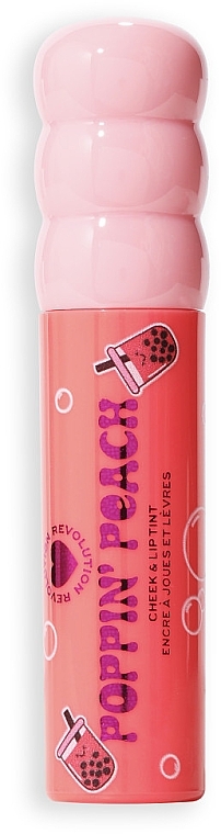 Róż do policzków - I Heart Revolution Bubble Tea Blush + Lip Tint Nude — Zdjęcie N1