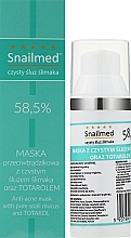 PRZECENA! Przeciwtrądzikowa maska ze śluzem ślimaka do twarzy na noc - Snailmed Anti-Acne Mask For Night * — Zdjęcie N2