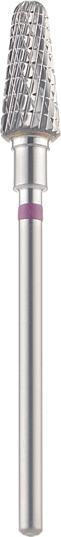 Frez wolframowy, zaokrąglony stożek, 6 mm, fioletowy - Head The Beauty Tools — Zdjęcie N1
