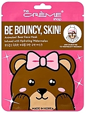 Maseczka do twarzy - The Creme Shop Be Bouncy Skin Bear Mask — Zdjęcie N1