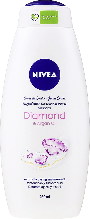Kremowy żel pod prysznic Diamond Touch - Nivea Bath Care Diamond Touch Shower Gel