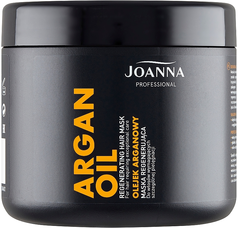 Regenerująca maska z olejem arganowym do włosów wymagających szczególnej pielęgnacji - Joanna Professional
