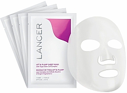 Maska w płachcie działaniu liftingującym - Lancer Lift & Plump Sheet Mask — Zdjęcie N3