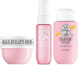 Zestaw - Sol de Janeiro Beija Flor Jet Set (b/ream/50ml + sh/gel/90ml + mist/30ml) — Zdjęcie N3