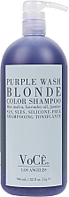 Kup Fioletowy szampon do włosów blond przeciw niechcianym żółtym tonom - VoCê Haircare Purple Wash Blonde Color Shampoo