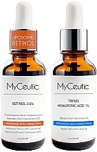 Zestaw - MyCeutic Retinol Skin Tolerance Building Retinol 0.6% Triplex Set 1 (f/ser 30 ml x 2) — Zdjęcie N1