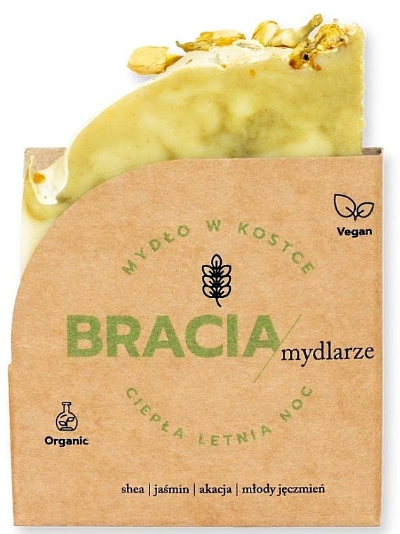 Mydło Jaśmin i Akacja - Bracia Mydlarze Solid Soap Warm Summer Night — Zdjęcie N1