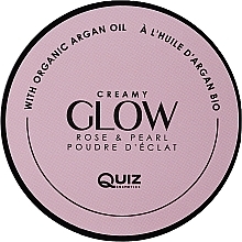 Kremowy róż rozświetlający - Quiz Cosmetics Glow Compact Powder — Zdjęcie N2