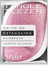 Kompaktowa szczotka do włosów - Tangle Teezer Compact Styler Glitter Rose — Zdjęcie N5