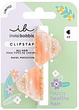 Spinka do włosów, 2 sztuki - Invisibobble Clipstar Easter Pastel Perfection — Zdjęcie N1