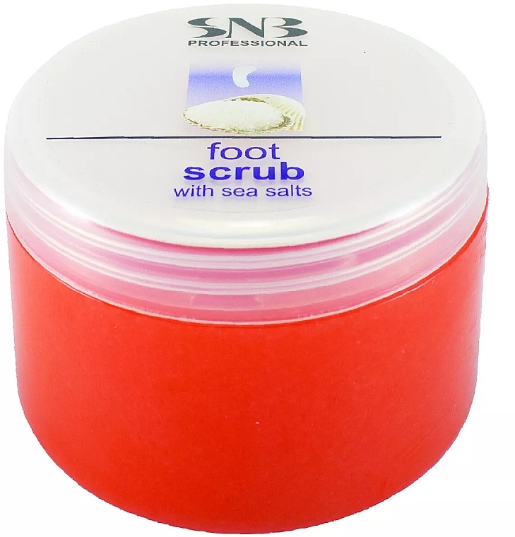 Peeling do stóp z solą morską - SNB Professional Pedicure Scrub With Sea Salts — Zdjęcie N1