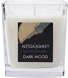 Świeca zapachowa - Alyssa Ashley Dark Wood Candle — Zdjęcie N1