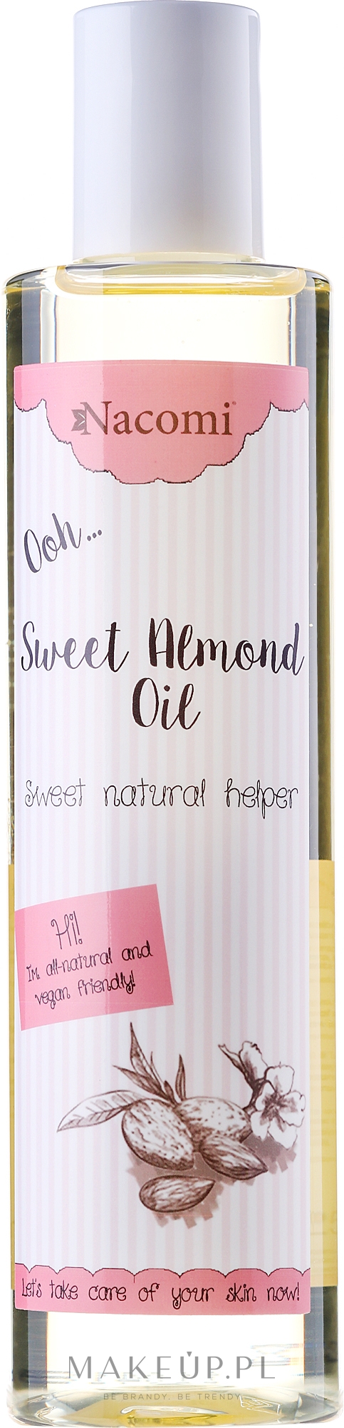 Olej ze słodkich migdałów - Nacomi Sweet Almond Oil — Zdjęcie 250 ml