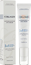 Rozświetlający krem pod oczy z kolagenem - Enough Collagen 3 in 1 Whitening Moisture Eye Cream — Zdjęcie N2