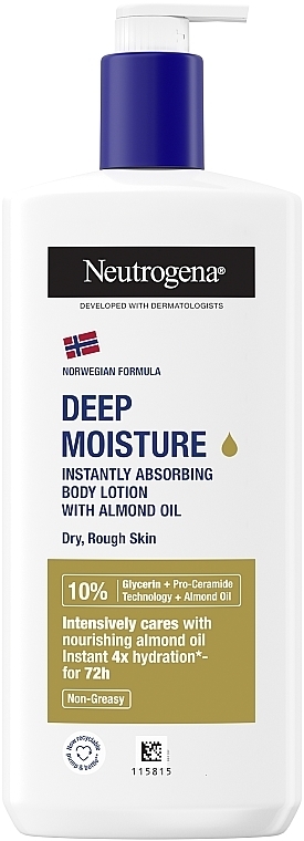 Głęboko nawilżająca emulsja do ciała - Neutrogena Deep Moisture Creamy Oil — Zdjęcie N1