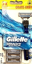 Kup Maszynka do golenia z 5 wymiennymi wkładami - Gillette Mach3 Start