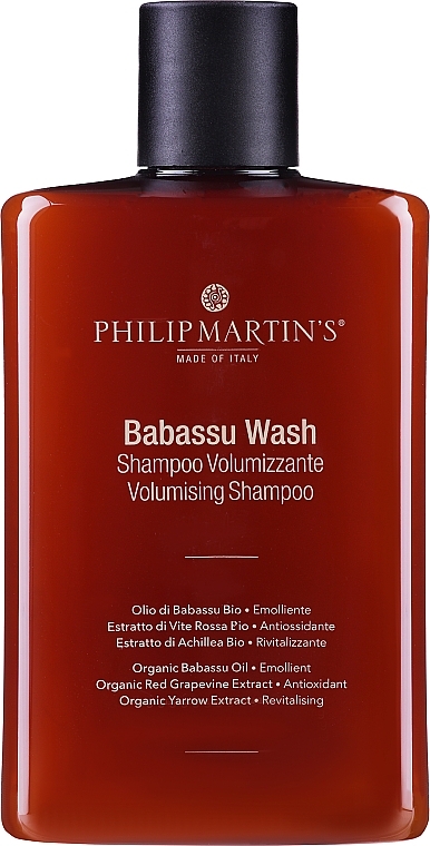 Szampon zwiększający objętość włosów - Philip Martin's Babassu Wash Volumizing Shampoo — Zdjęcie N2