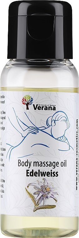 Olejek do masażu ciała Edelweiss - Verana Body Massage Oil  — Zdjęcie N1