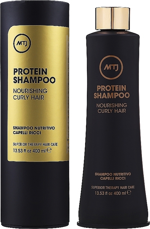Odżywczy szampon do włosów kręconych - MTJ Cosmetics Superior Therapy Protein Shampoo — Zdjęcie N4