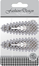 Kup Spinki do włosów, srebrne perły, 2 szt - Top Choice Fashion Design