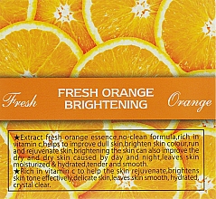 Rozjaśniająca maseczka do twarzy na noc z ekstraktem z pomarańczy - Dizao Lusidina Fresh Orange Brightening — Zdjęcie N3