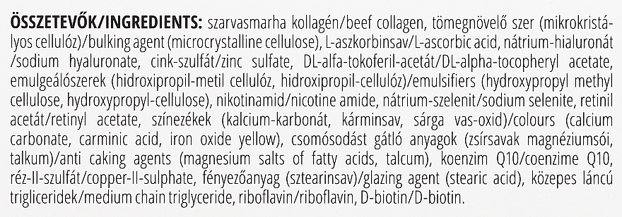Suplement diety z kolagenem i kwasem hialuronowym - Helia-D Beauty Vitamins Collagen & Hyaluronic Acid — Zdjęcie N5