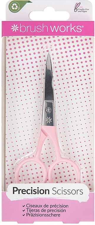 Nożyczki do paznokci ze stali nierdzewnej - Brushworks Precision Manicure Scissors — Zdjęcie N1